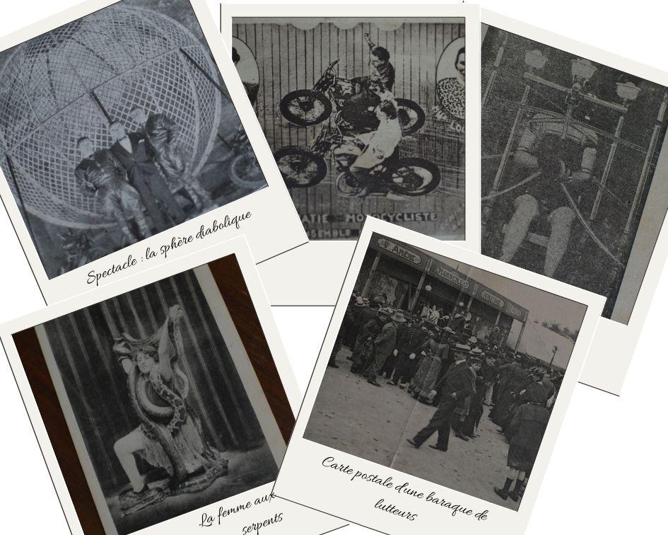 Attractions Foire de Javarzay cartes postales attractions fêtes foraines